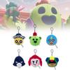 Adorable Spike Plush Keychain Toy From Brawl Stars With Soft Short Plush Fabric