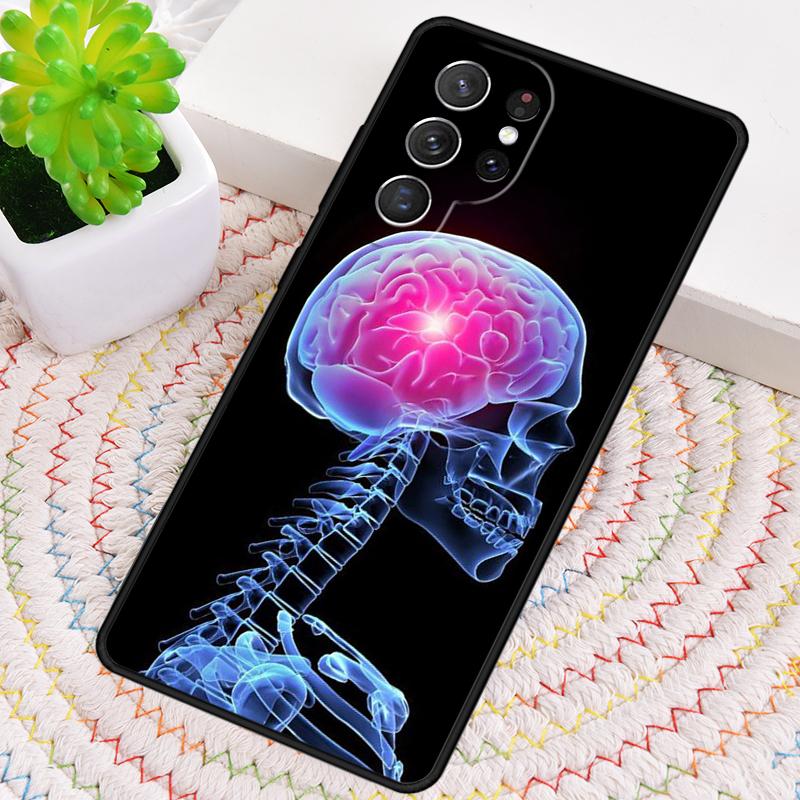 X-Ray Human Anatomy soft TPU Phone Case For Samsung Galaxy note 10 pro S26 S25 S24 S23 S22 Ultra Plus S21 FE S20 Cover