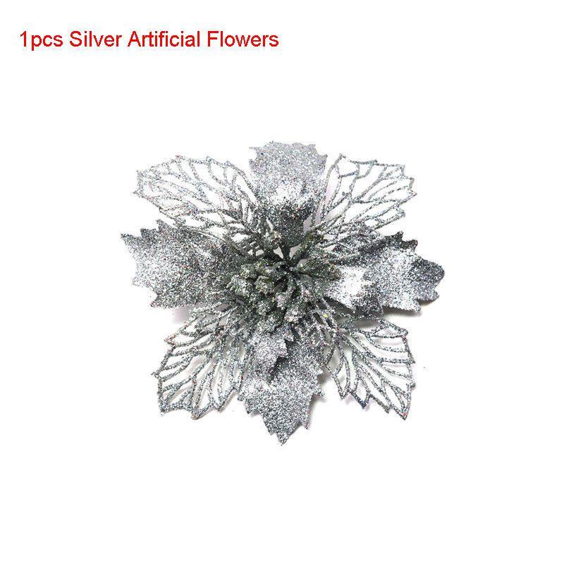 Exquisite Glitter Artificial Flowers For Elegant Home And Wedding Decor