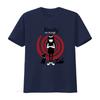 Emily The Strange Cat Red Swirl Print Official Licensed T Shirt for Women vintage Washed Versatile Unisex fashion Breathable