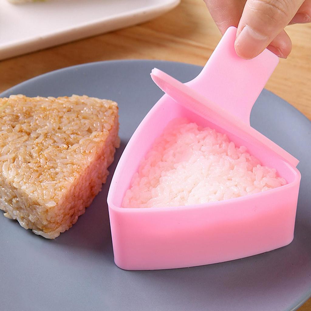Onigiri Sushi Maker Mold kit Classic Triangle Rice Musubi Press Mold Rice Shaper Mould for Kid Lunch Bento