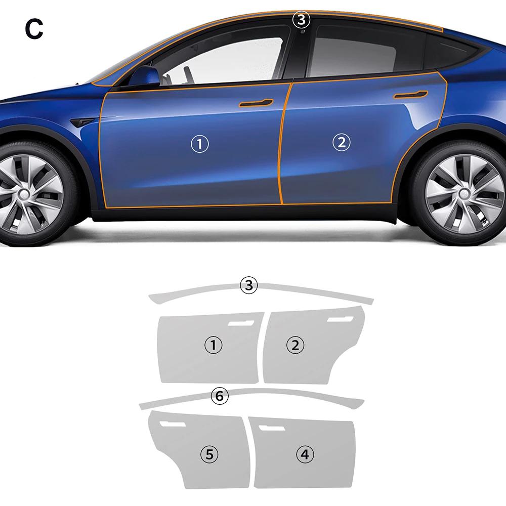 10Mil TPU Scratch Resistant Car Paint Protection Film For Tesla Model Y Juniper 2025 2026-up Clear Bra PPF Decal Accessories
