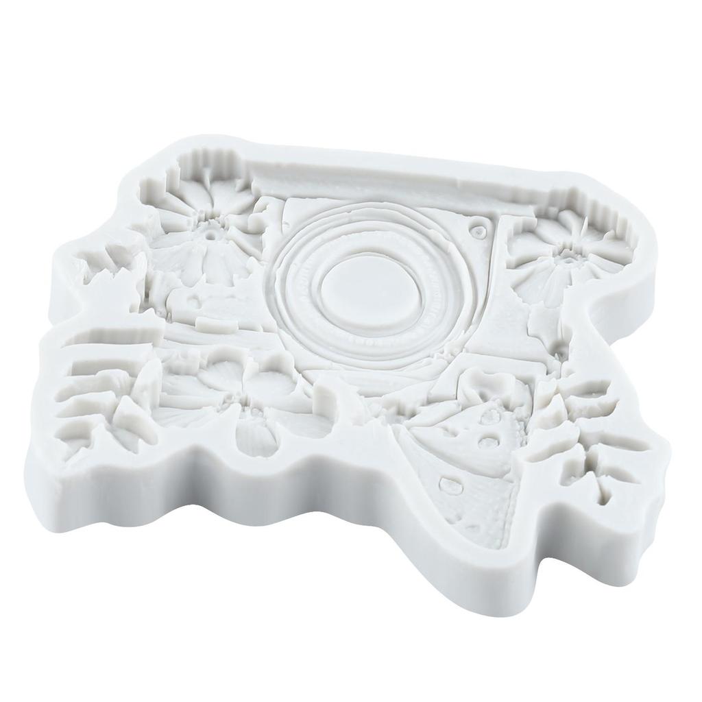 Sunflower Hat Silicone Mold Sunglasses Camera Fondant Molds Cake Decorating Tools Theme Cake Dessert Decorated Chocolate Candy Mold