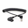 HangTon D-tap to Hirose 4-Pin Right-Angle Power Cable for MixPre 10 ll, Sound Devices 633, and 688 Mixers