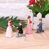 Garden Home Decoration Bonsai Ornaments Marriage Lover Miniatures Wedding Doll Couple Figurines