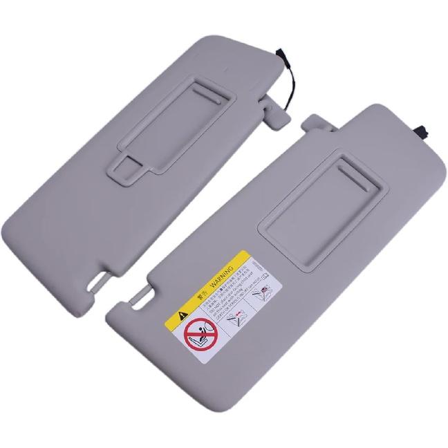 Interior Front SunVisor Panel with Makeup Mirror Light Sun Visor Compatible with VW Tiguan Mk2 2017+, Compatible with Touran 2016+, ID.4