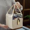Vintage Tee Stoffverpackungsbeutel Tragbares Keramik Teegefäß Geschenktüten Schönes Muster Einzelne Dosen Aufbewahrungsbeutel Ohne Dosen