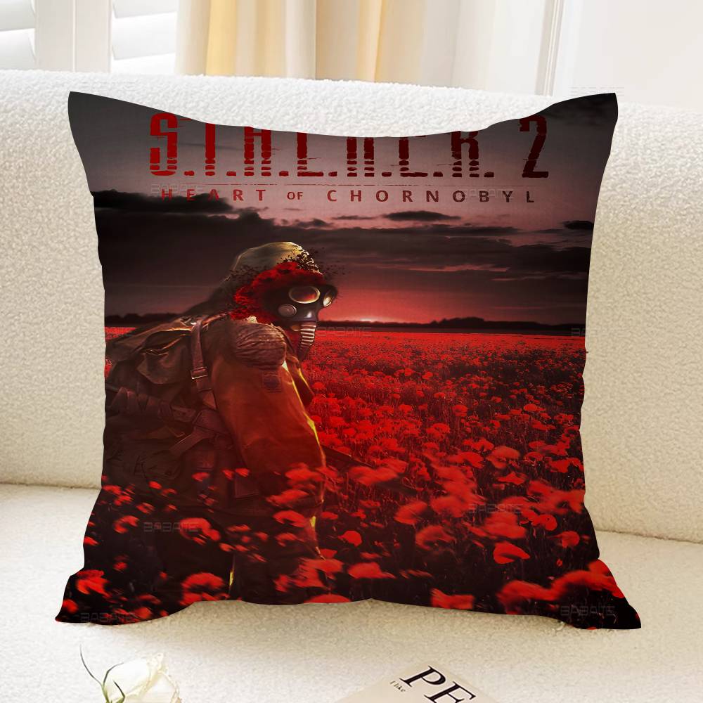 STALKER 2 Heart of C-Chornobyl Pillow Anime Pillow Sofa Bed Head Pillow Cover Cushion Cover 45x45 cm Fashion
