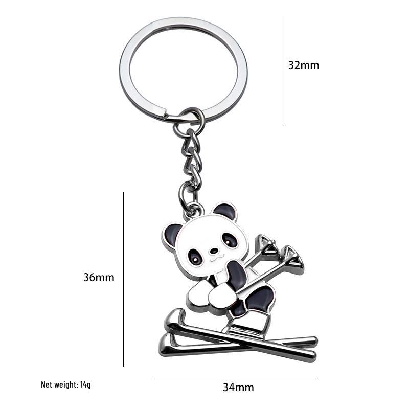 Winter Sports Sled & Snowboard Keychain - Perfect Gift for Snow Enthusiasts