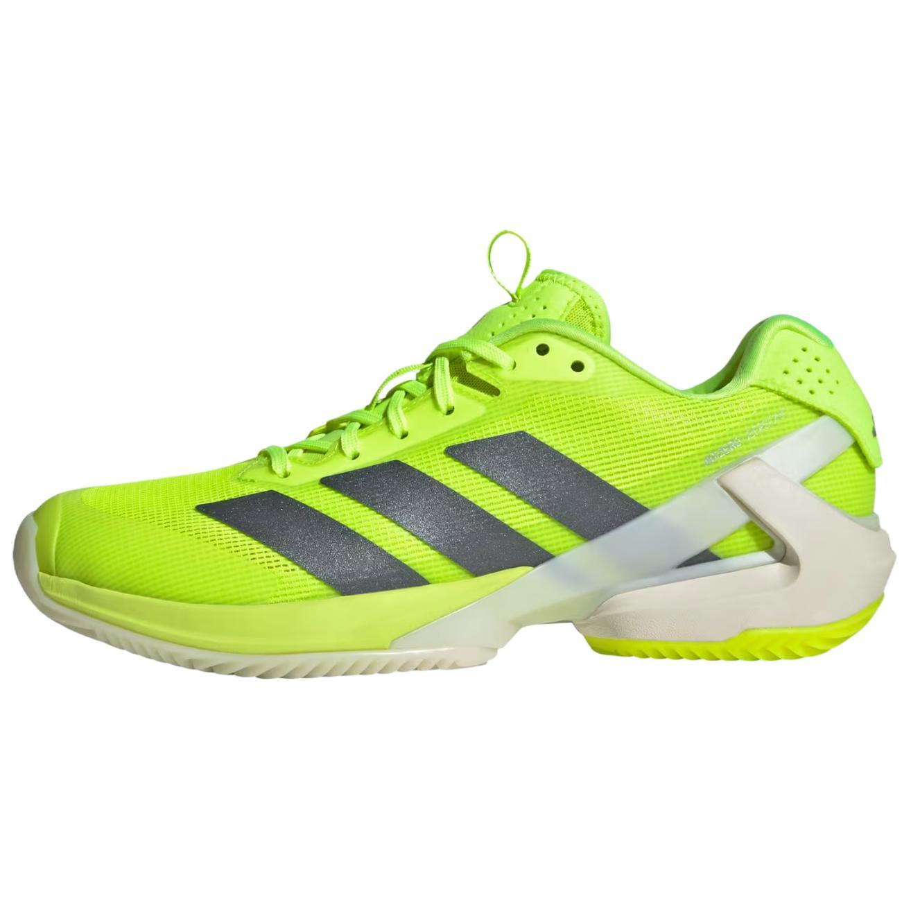 Adidas Adizero Ubersonic 5 Clay Classic Comfortable Low-Top Tennis Shoes Women sneaker Lemon-Yellow IH8107 41⅓