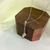 Elegant Bell Orchid Tassel Necklace for Women with A Minimalist and Niche Design. Elegant Collarbone Chain