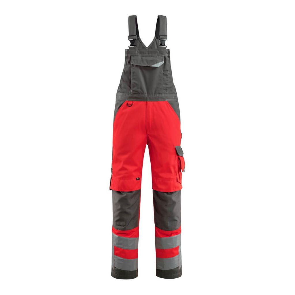 Mascot Mens Newcastle Safe Supreme Hi-Vis Bib And Brace Overall