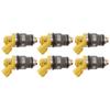 6 szt. Wtryskiwacz paliwa 1001-87091 Pasuje do Denso 650CC Pasuje do Toyota Supra JZA80 2JZGTE 2JZ
