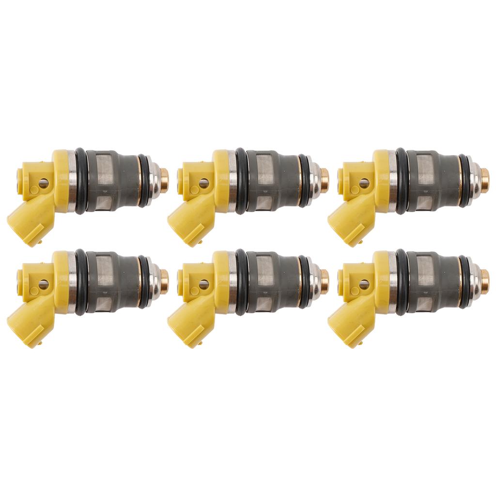 6 szt. Wtryskiwacz paliwa 1001-87091 Pasuje do Denso 650CC Pasuje do Toyota Supra JZA80 2JZGTE 2JZ