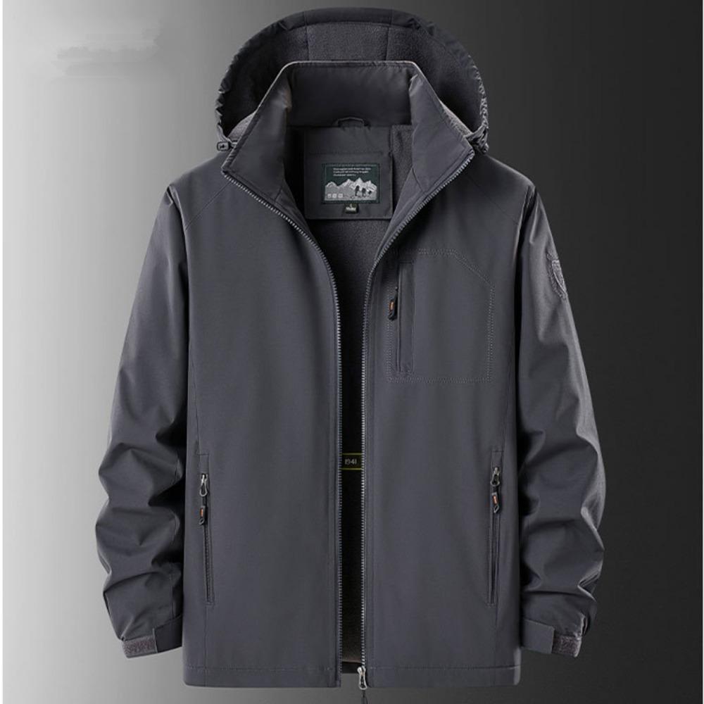 Winter Jacket Men Parkas Solid Color Thicken Warm Coat Male Fleece Jackets Solid Color Casual Parka Men Women Fashion Clothes