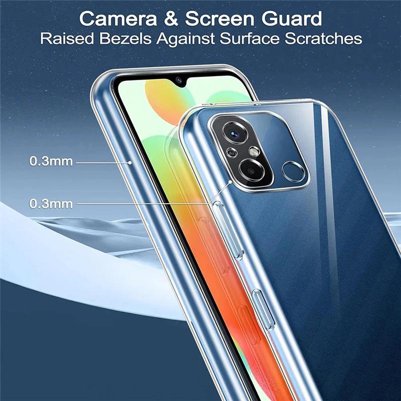 Texture Transparent Soft Case For Xiaomi Redmi Note 13 Pro Plus 12 Pro 12S 13C 4G 5G Ultra-Thin Clear Silicone Phone Back Cover