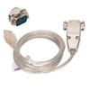 USB to Serial Adapter Industrial Grade Metal Shell USB Serial 9 Pin RS‑232 Serial Converter Cable