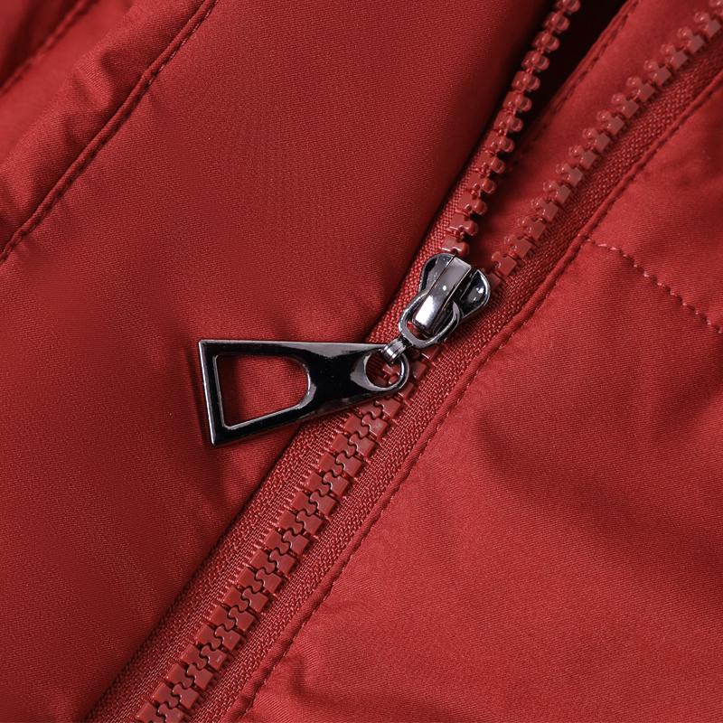 Plus Size Middle Age Women's Winter Down Jackets Hooded Thick Warm Embroidery Down Coats Woman Outerwears