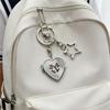 Vintage Butterfly Heart Mirror Keychain For Girls Women Fashion Accessory Stylish Accessories Perfect For Keys Bags