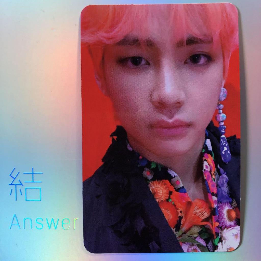 [USED] BTS Taehyung Trading Card LOVE YOURSELF V Tae
