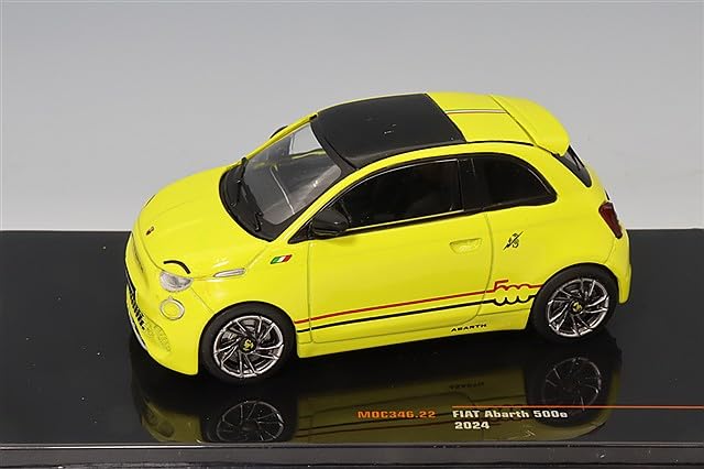 Ixo 1/43 Fiat Abarth 500e 2024 Žlutý