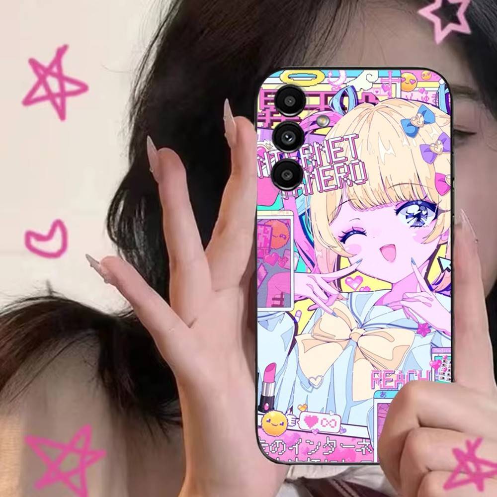 NEEDY GIRL OVERDOSE Phone Case For Samsung S24,S21,S22,S23,S30,Ultra,S20,Plus,Fe,Lite,Note,10,9,5G Black Soft Cover