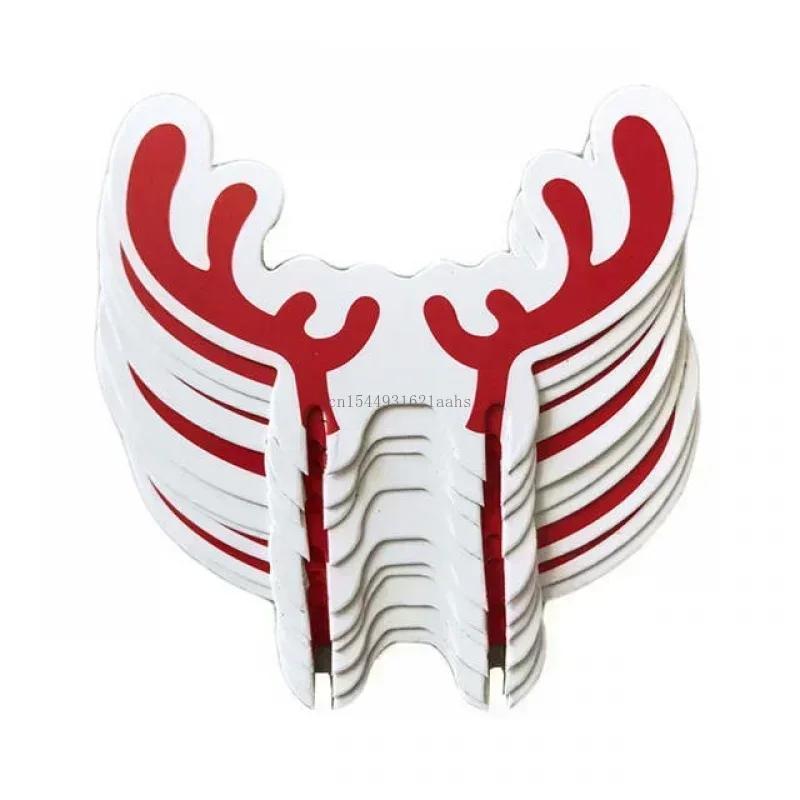 10/20/30 ST Julkoppskort Tomtemössa Vinglasdekor Ornament Navidad Noel Nyårsgåva Juldekorationer