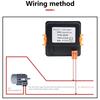Double Display Voltage Frequency Meter Panel Mounting LED Display Voltage Frequency Tester Gauge Easy Installation