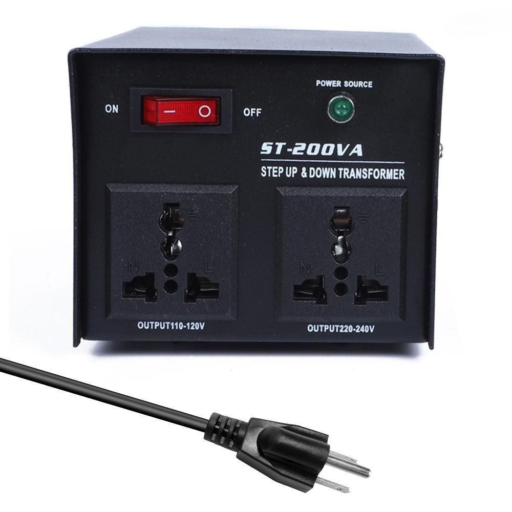 200W 100V-220V Household Electrical Appliance Voltage Converter Intelligent Household Efficient Step Up Down Power Transformer