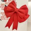 Christmas Big Bow Decoration Wedding Large Bow Ornament for Holiday Tree Wreath Porch Window Door Decor