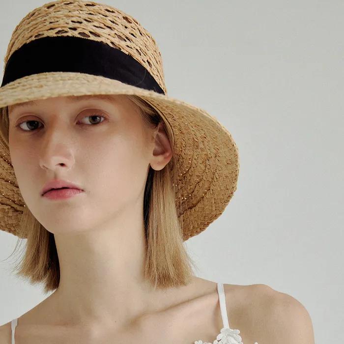 Raiden raffia floppy hat