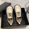 Hot Selling 2025 Women's Shoes Platform All-Match British Style Oxfords Female Footwear Retro New Preppy Leather Med Rome Fabr