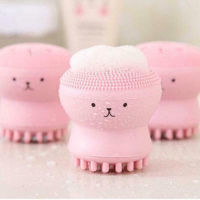 Silicone Octopus Facial Cleanser Brush Deep Cleaning Face Skin Care Scrubber Massage
