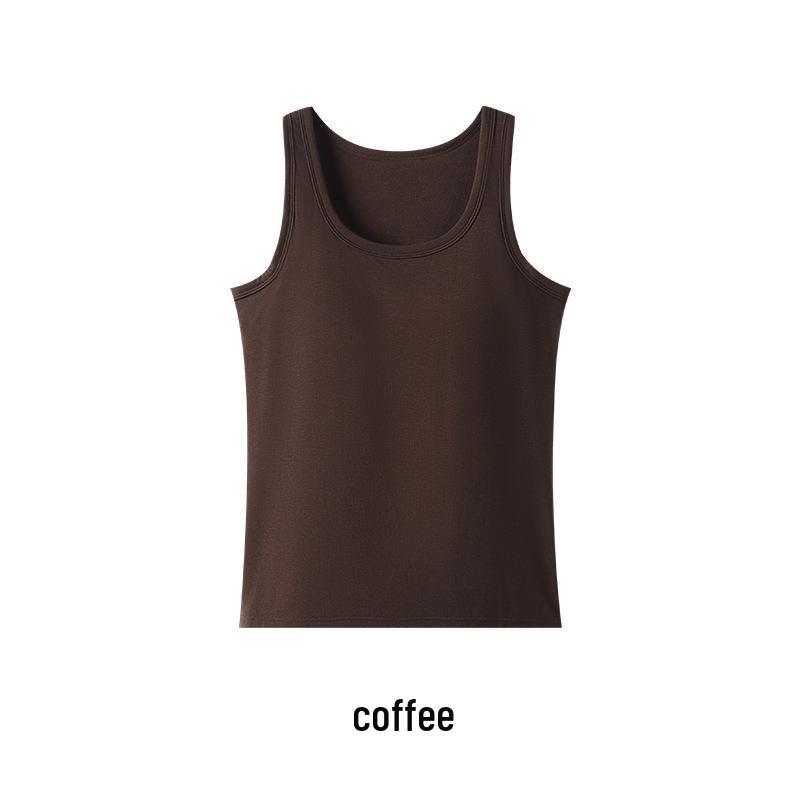 

Женская теплая хлопковая майка на осень/зиму с нагрудной вставкой и стильным дизайном спины XXL (120-135 jin)