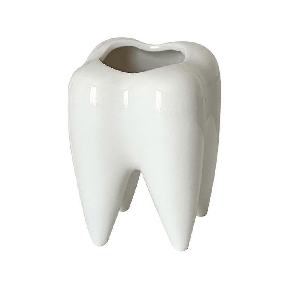 Toothbrush Storage Rack Personality Decoration Teeth Pen Holder Creative Birthday Gift Ornament Desktop Office Desk