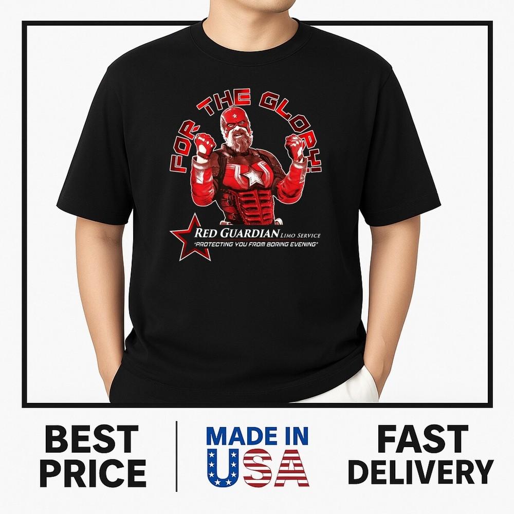 Thunderbolts Red Guardian Limo Service For The Glory T-Shirt ON TREND Unisex T-Shirt XL