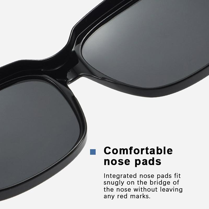 Polarized Sunglasses Cover Over Myopia Prescription Glasses Portable Men Women Vintage Fishing Driving Eyewear