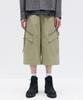 MAISON MINED Detachable Cotton Pants Beige