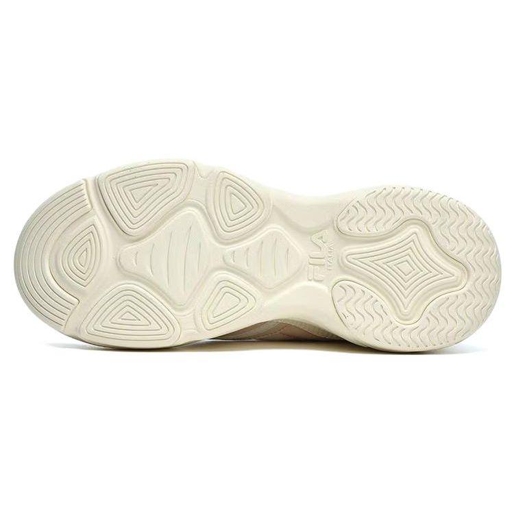 FILA Bread Mid Comfortable Wear-Resistant Casual Shoes Women Sneakers Cassava F12W241119FTP
