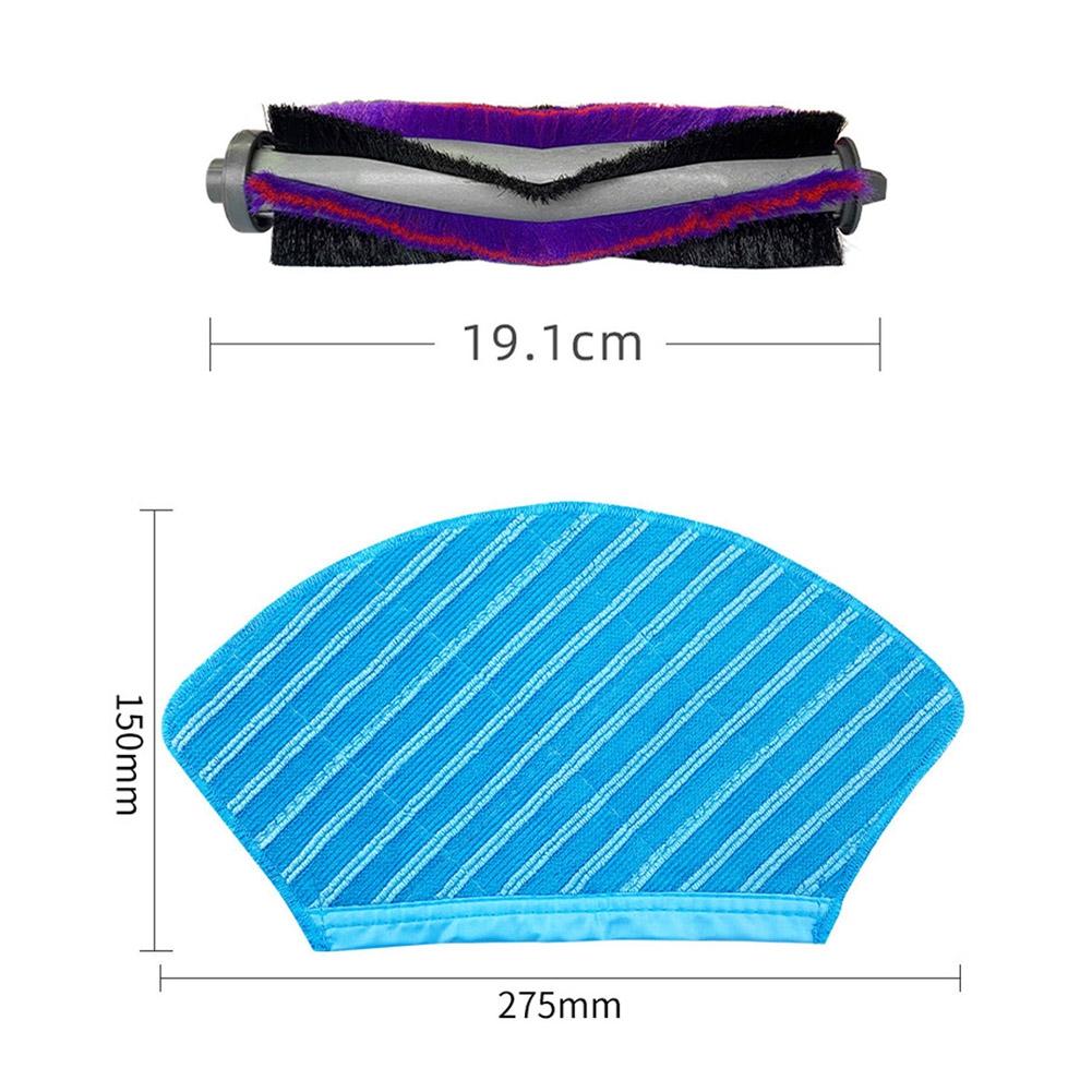 For Fakir Robert R-S 770 Robot Vacuum Cleaner Parts Main Side Brush Mop Cloth