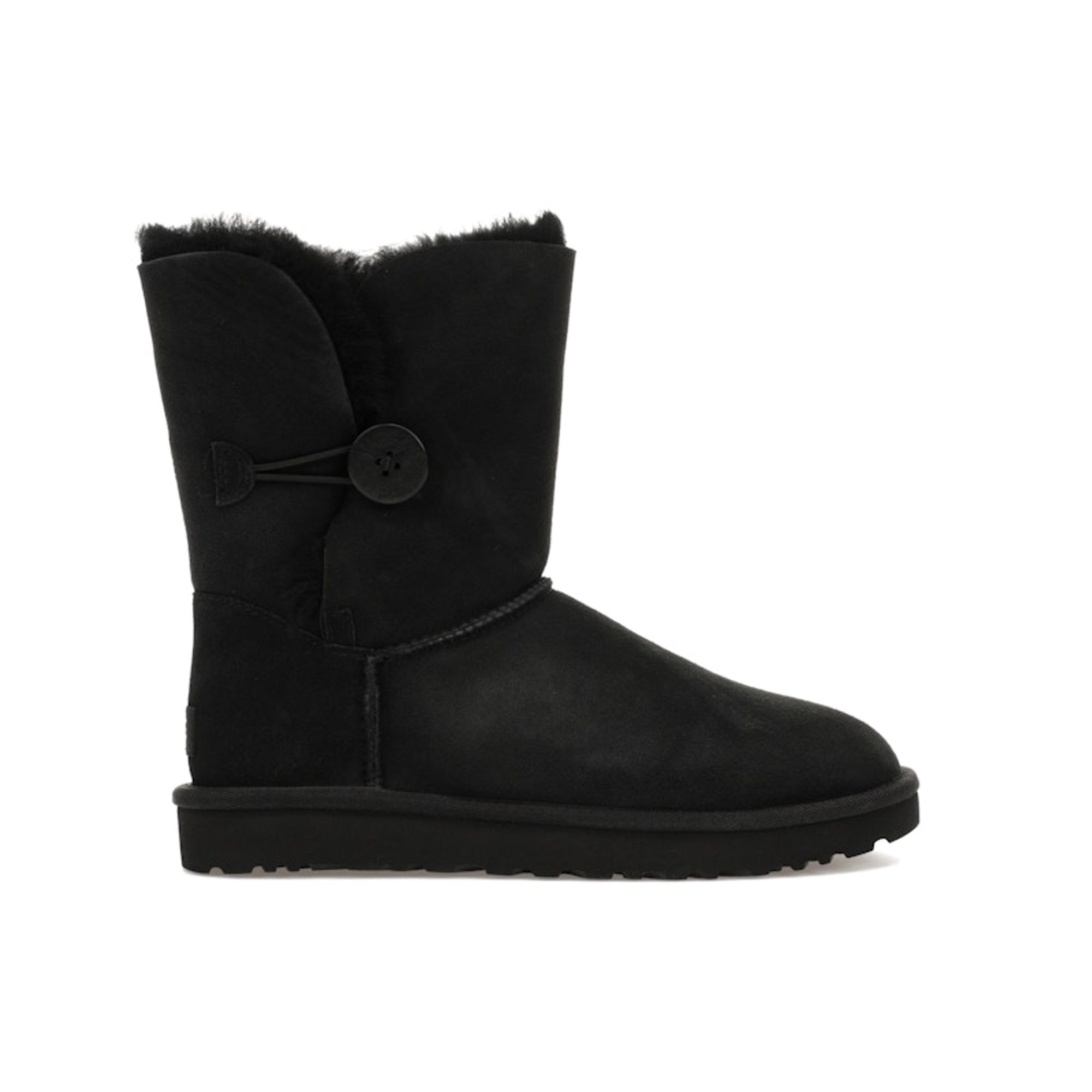Ugg Bailey Button 2 Laars Zwart Dames Sneakers 1016226-Blk 36