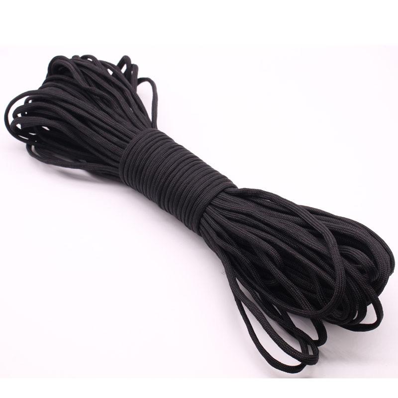 Economic 31 Meters DIY Paracord For Jewelry Keychain Making 5mm Flat Rope 4 Colors Available Outdoor Climbing Rescue Thread