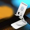 Phone Holder 360 degrees Rotation Height   Foldable Portable Metal Desk Phone Dock Holder for Phone Tablet