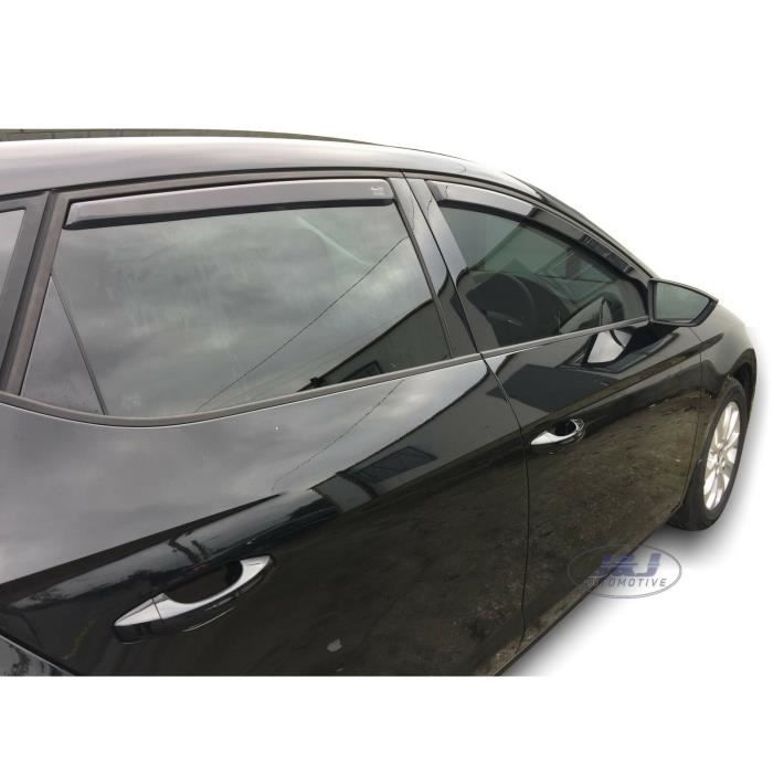 J&amp;J AUTOMOTIVE | Heko Deflecteurs d'air Déflecteurs de Vent Pour Seat Leon 3 5P. Berlina 2012-2020