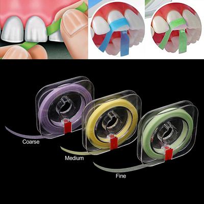 Dental Polishing Strip Roll 6M*4Mm Resin Tooth Grinding Sanding Teeth Whitening