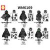 WM6169 Vojenské minifigurky Velké balení Sada Stavebnice pro děti Model Vojáka Malé Částice Vzdělávací Sada