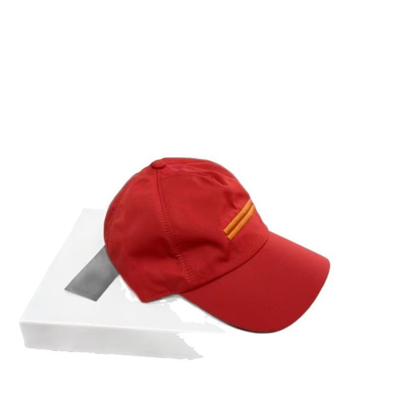 New baseball cap embroidered duck tongue hat for men and women, fashionable and versatile horizontal bar sun hat