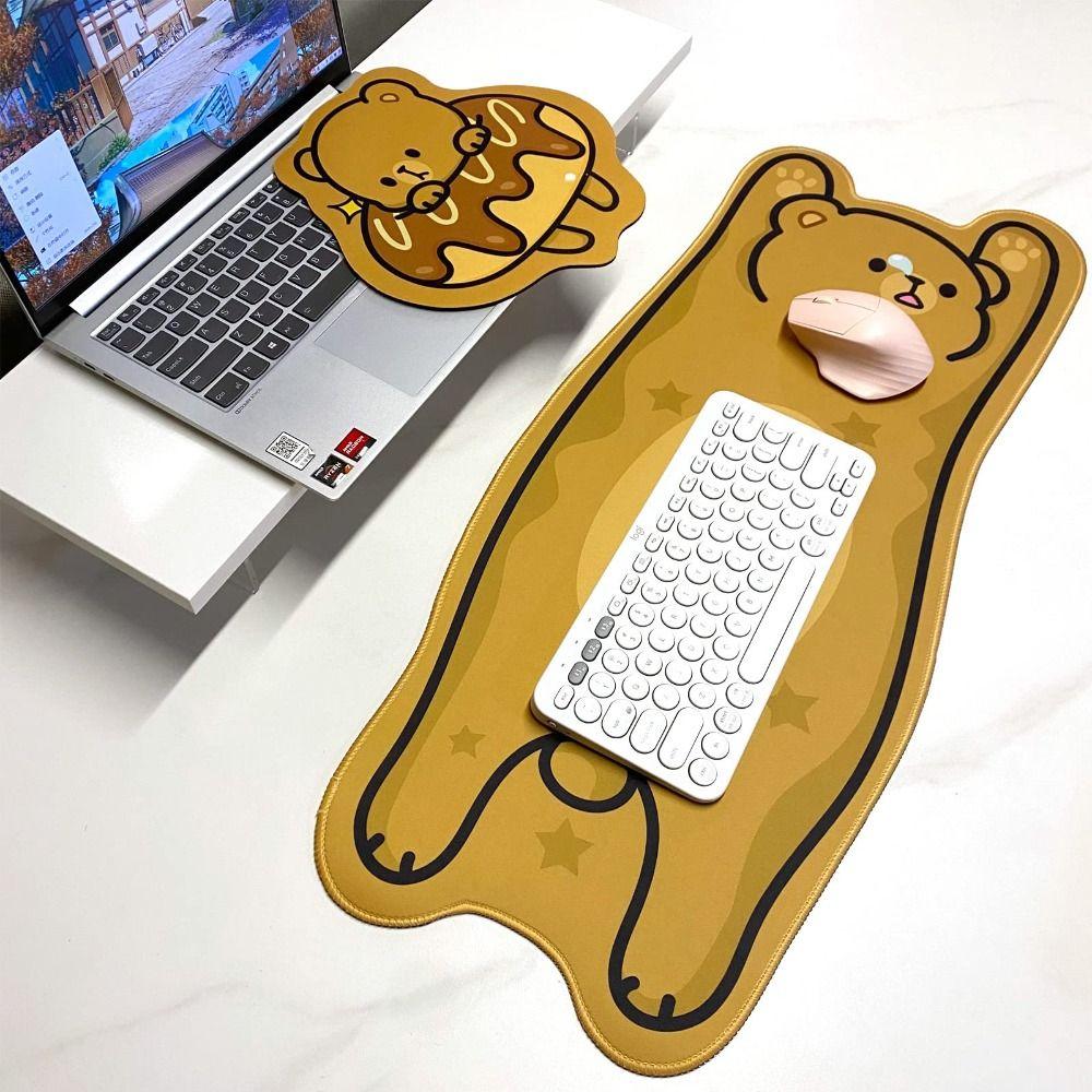 

Brown Mice Mat Doughnut Desk Mat New Mouse Pad Game