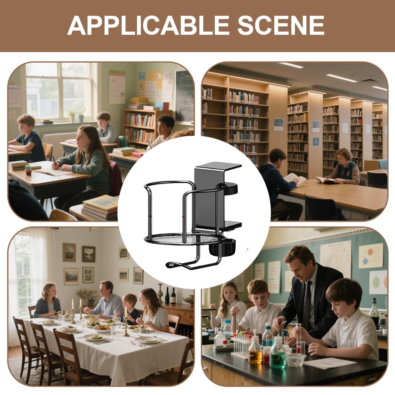 Desk Cup Holder 2-in-1 Anti-Spill Clip On Home Supplies Coffee Cup Holder For Chair Couch Bed Car Boat Classroom Offices Home China Mainland