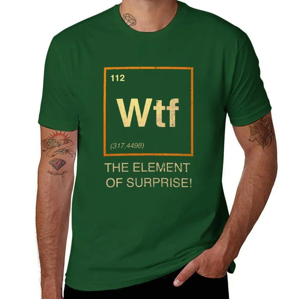 Wtf The Element Of Surprise T-shirt hippie clothes oversized graphics clothes for men